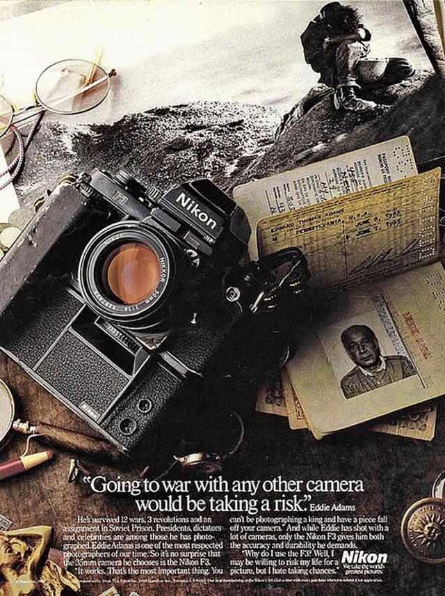 Nikon F3 was all about instant-automatic-fast-everything and was the weapon of choice for many pro's for a long time. I used a Nikon F3 HP for a long time.