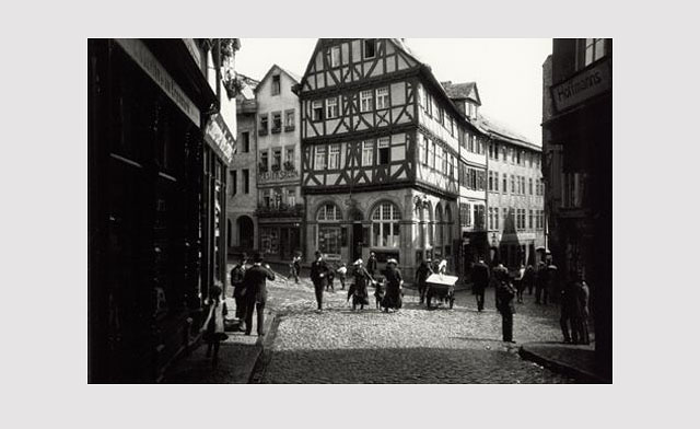 Test shot done by Oscar Bannack ca. 1914 in the city of Wetzlar
