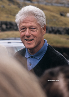 President Bill Clinton by Thorsten Overgaard