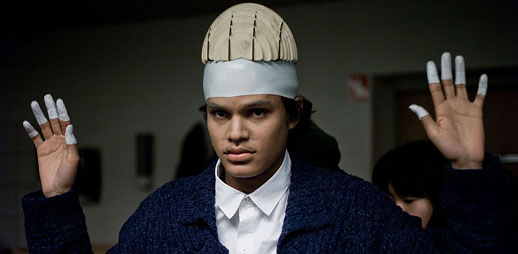 Henrik Vibskov backstage Copenhagen Fashion Week