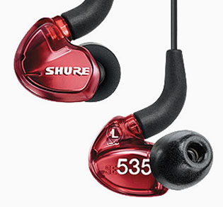 My Shure SE 535 in limited RED edition.
