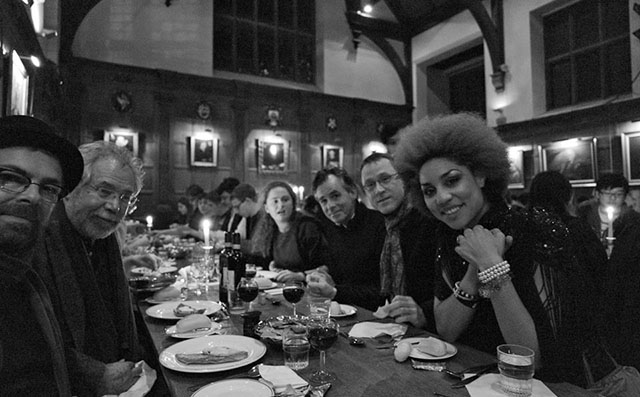 A final group photo from the day, inside the Harry Potter dining hall. Leica M Monochrom with Leica 21mm Super Elmarit-M ASPH f/3.4.