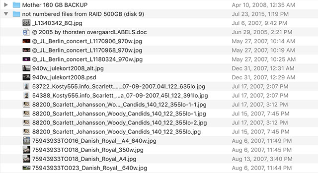 A royal mess: Files that got lost the days we were in a hurry, or we just didn't phantom that remembering what was where, one day would become a problem!